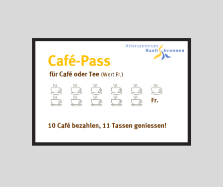 Geschenkgutschein Café-Pass